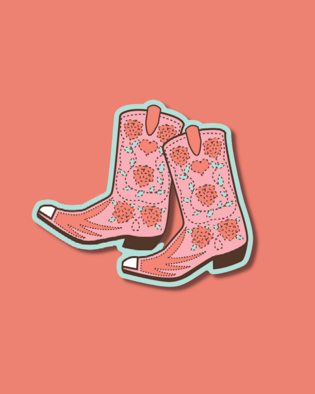 Cowgirl Boots Sticker