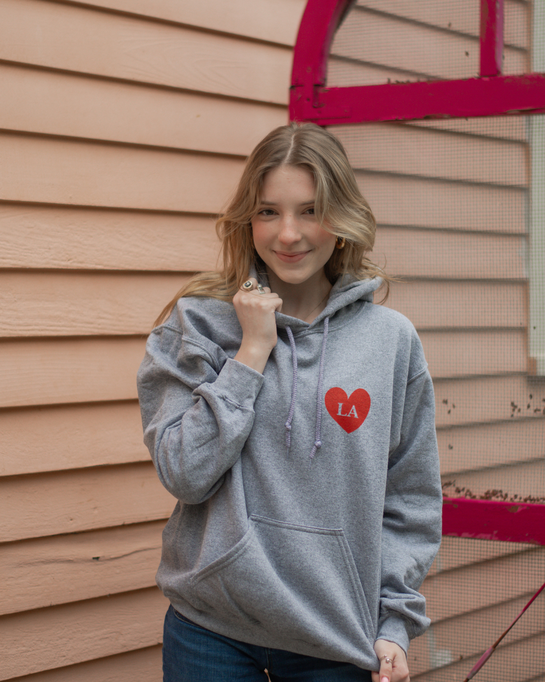 LA Heart Hoodie Sweatshirt