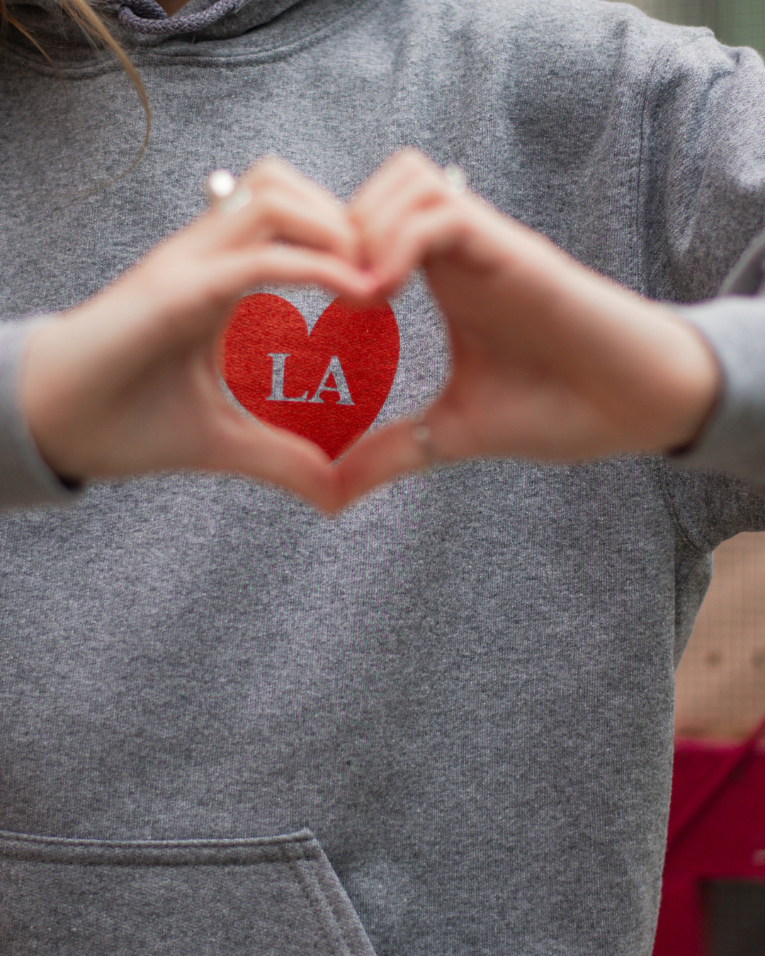 LA Heart Hoodie Sweatshirt