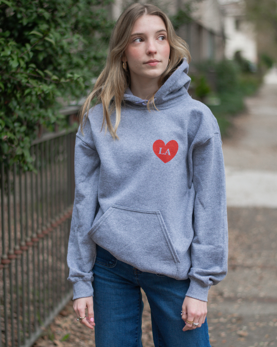 LA Heart Hoodie Sweatshirt