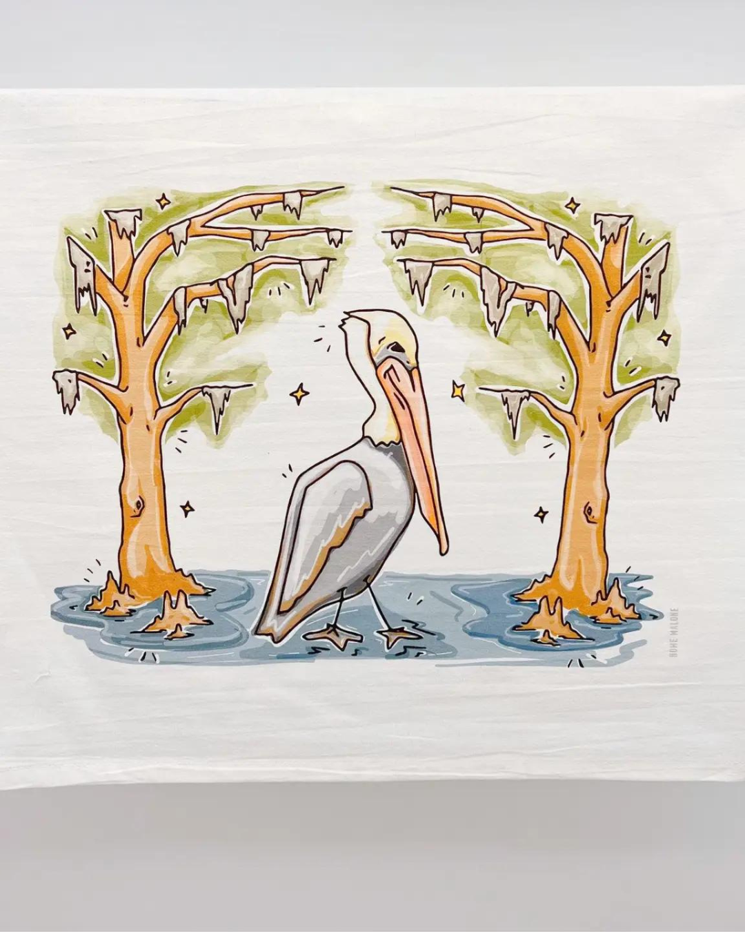 Pelican Tea Towel