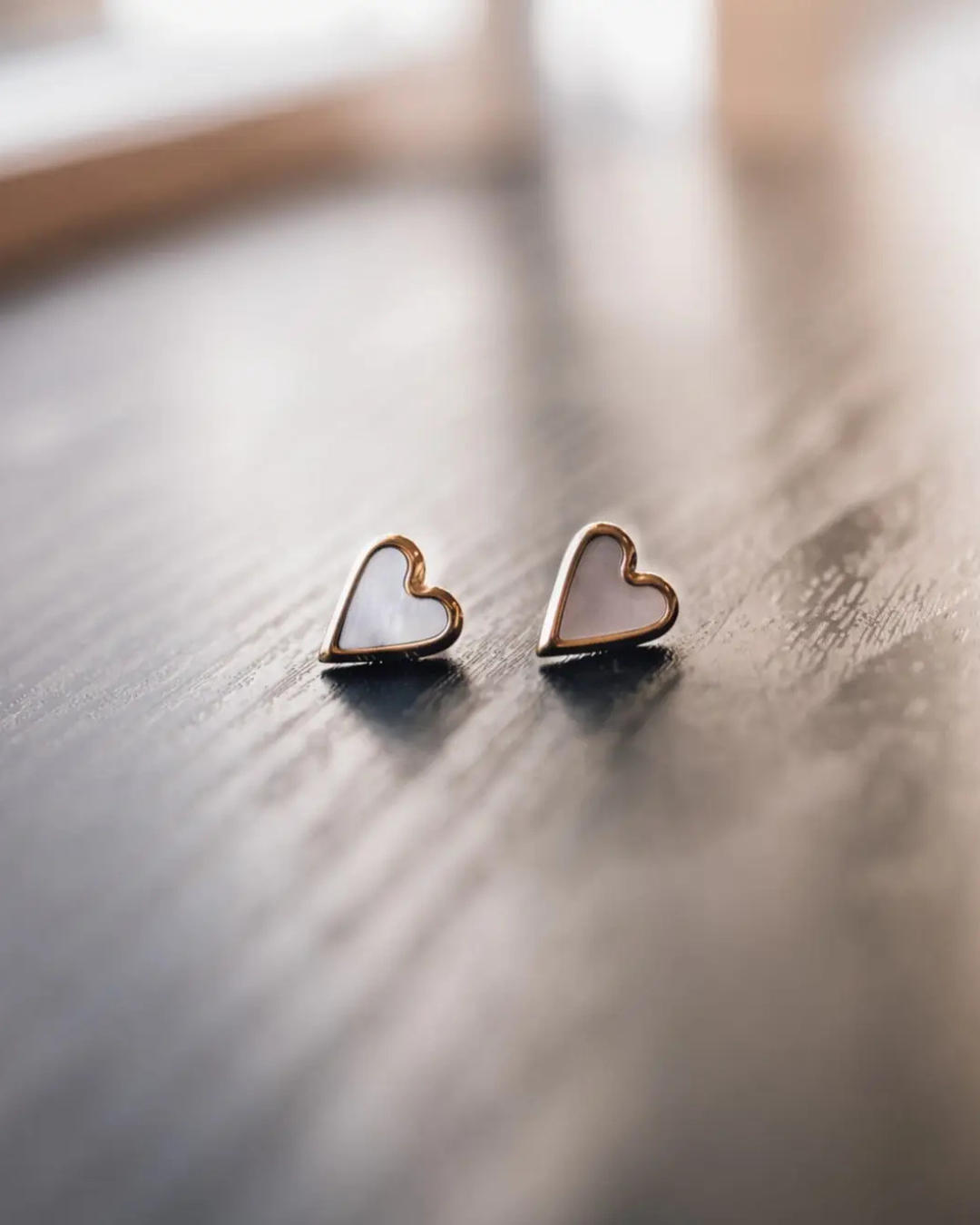 Belle Heart Studs