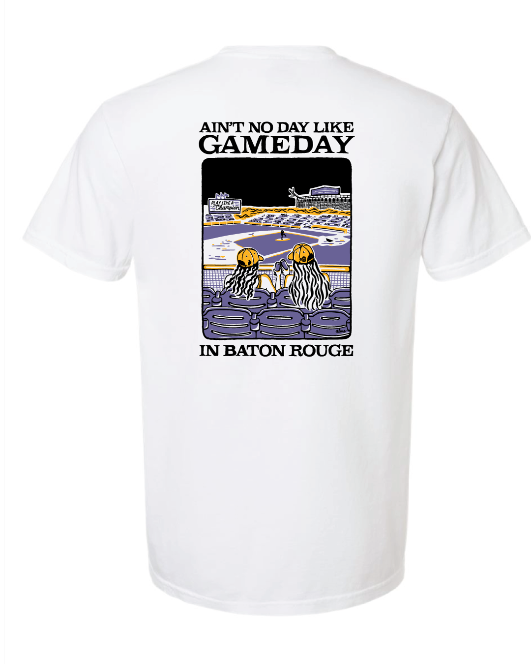 Baton Rouge Baseball T-Shirt, Baseball T-Shirt, Sweet Baton Rouge t-shirts, Louisiana Apparel.