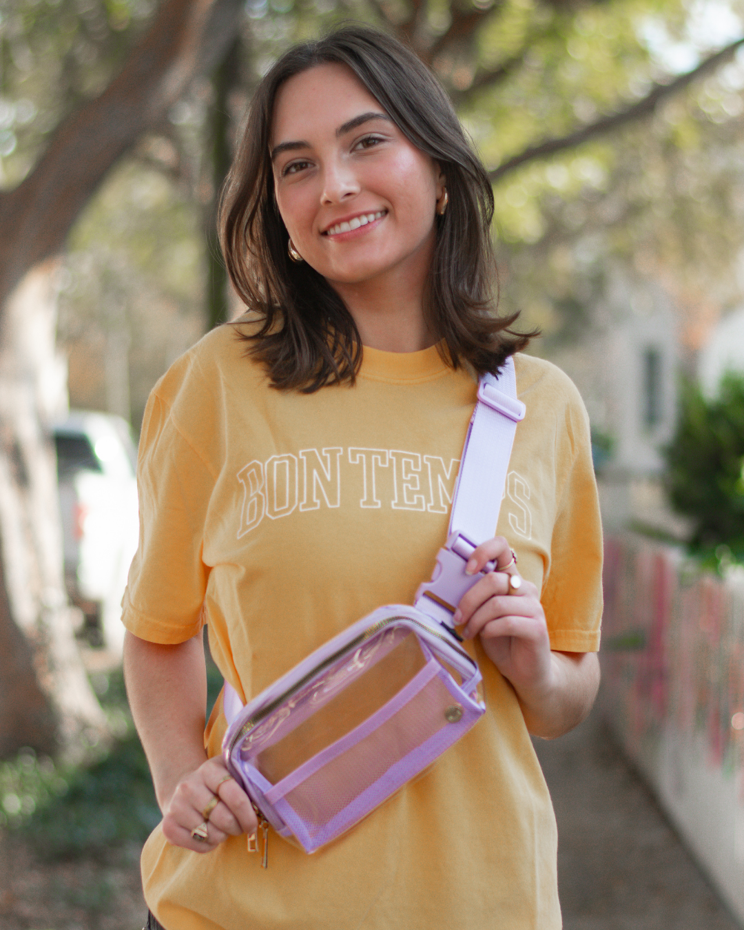 Geaux Clear The Lauren - Clear Belt Bag