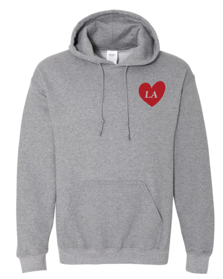 LA Heart Hoodie Sweatshirt